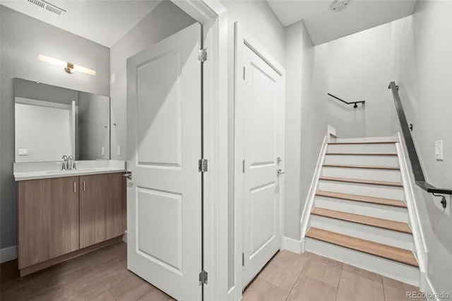 a view of an empty room