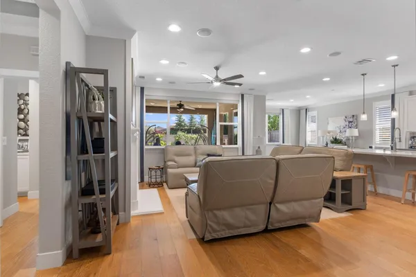 a view of a house with a swimming pool