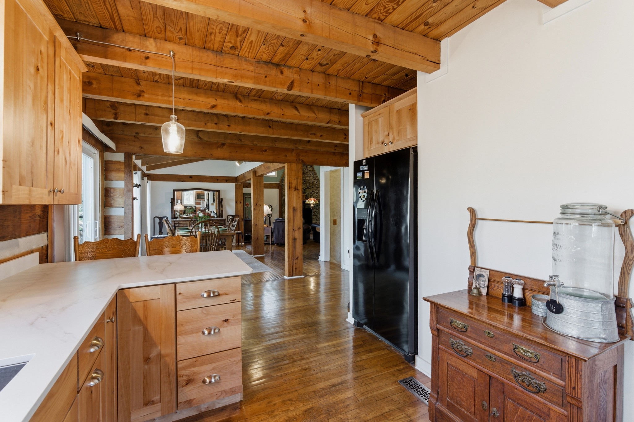 551 Mt Pleasant Road Kingston Springs, TN 37082 - Photo 17 of 68 a room with cabinets and flat screen tv