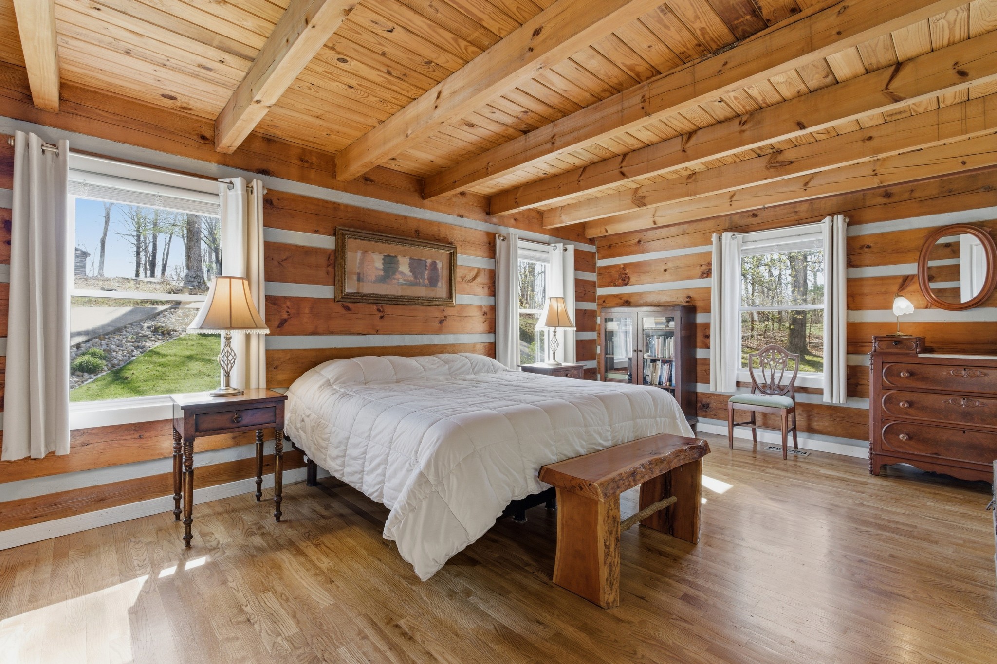 551 Mt Pleasant Road Kingston Springs, TN 37082 - Photo 29 of 68 a bed sitting in a spacious bedroom next to a window