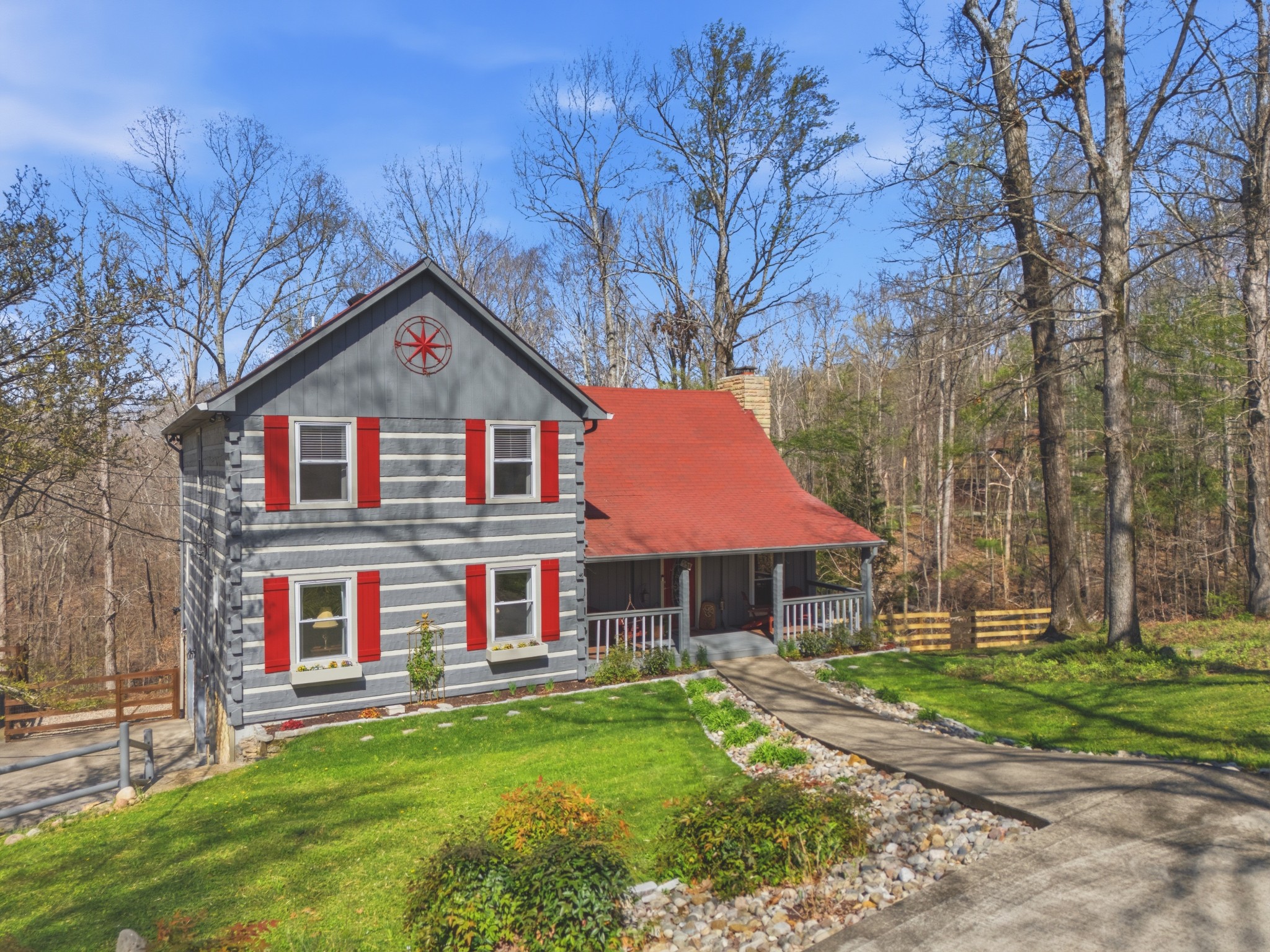 551 Mt Pleasant Road Kingston Springs, TN 37082 - Photo 52 of 68 a front view of a house with a yard