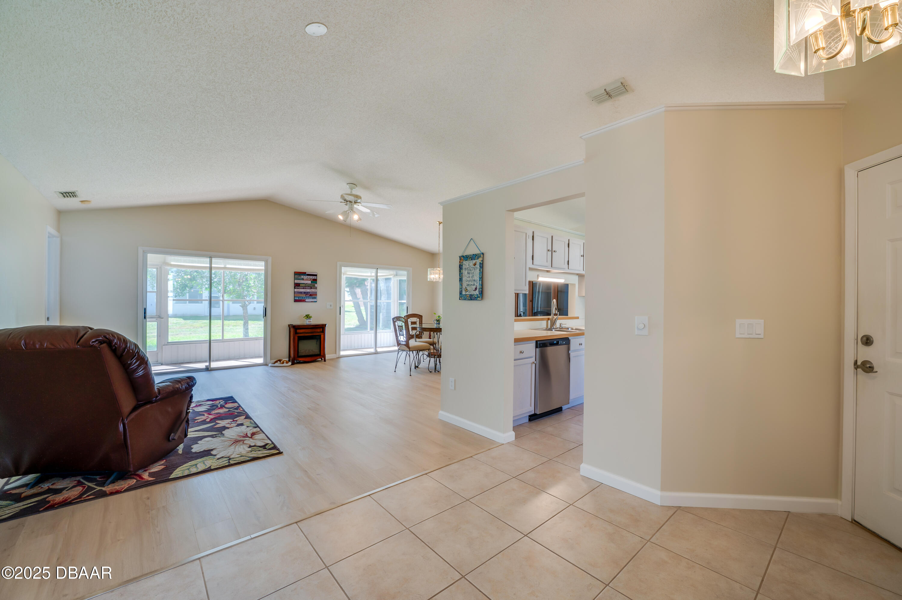 128 Crooked Pine Road Port Orange, FL 32128 - Photo 7 of 46 From foyer to rear screen room