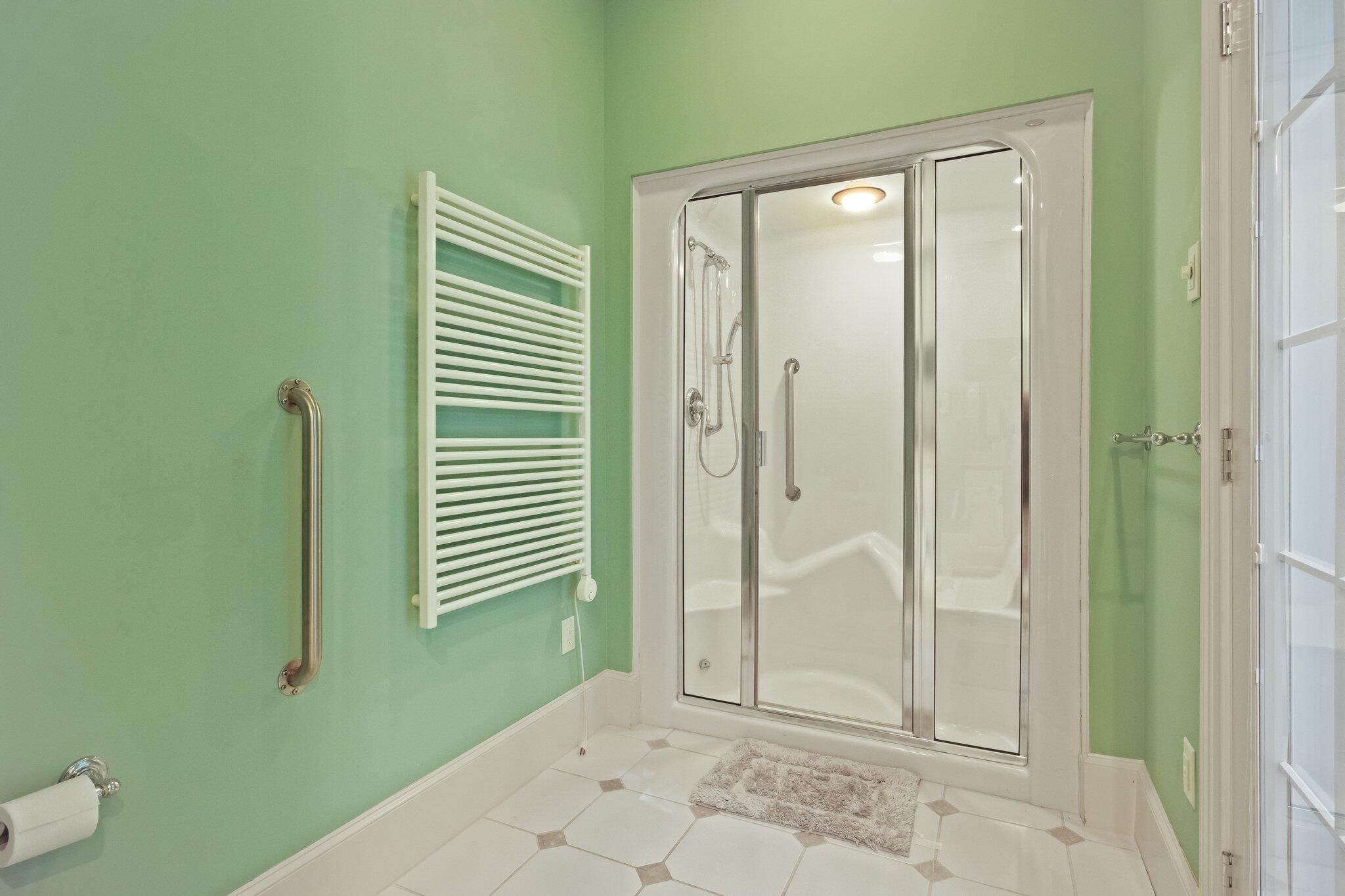 99 Center Lane Centerville, MA 02632 - Photo 36 of 89 a view of a bathroom with a shower and a sink