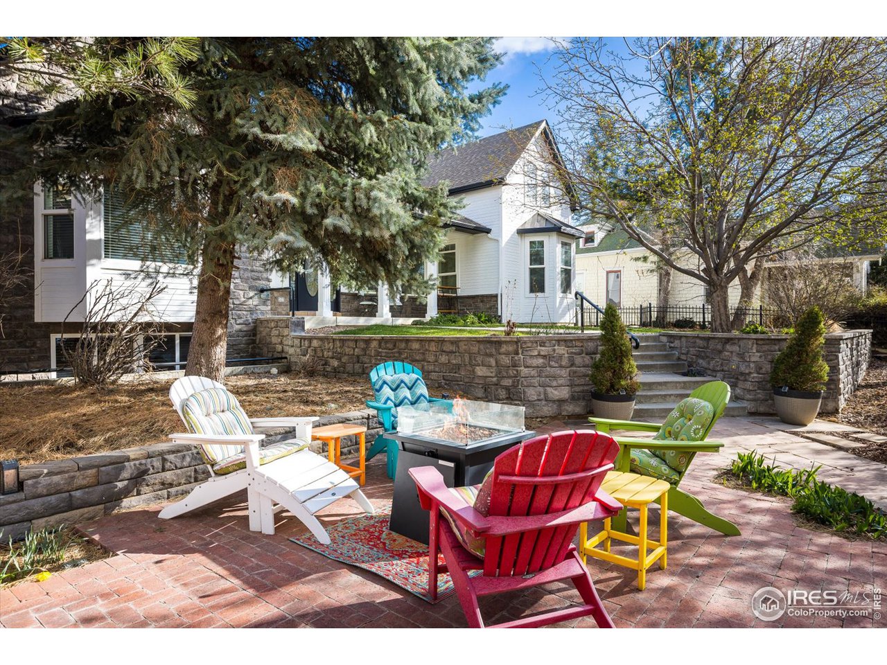 1241 High Street Boulder, CO 80304 - Photo 27 of 36 a view of backyard with outdoor seating