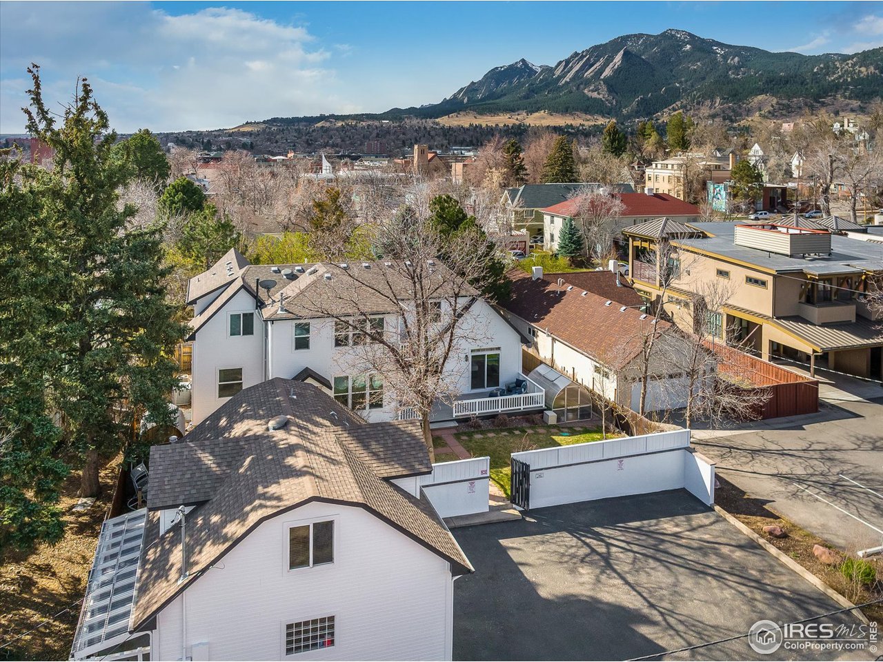 1241 High Street Boulder, CO 80304 - Photo 33 of 36 an aerial view of a house