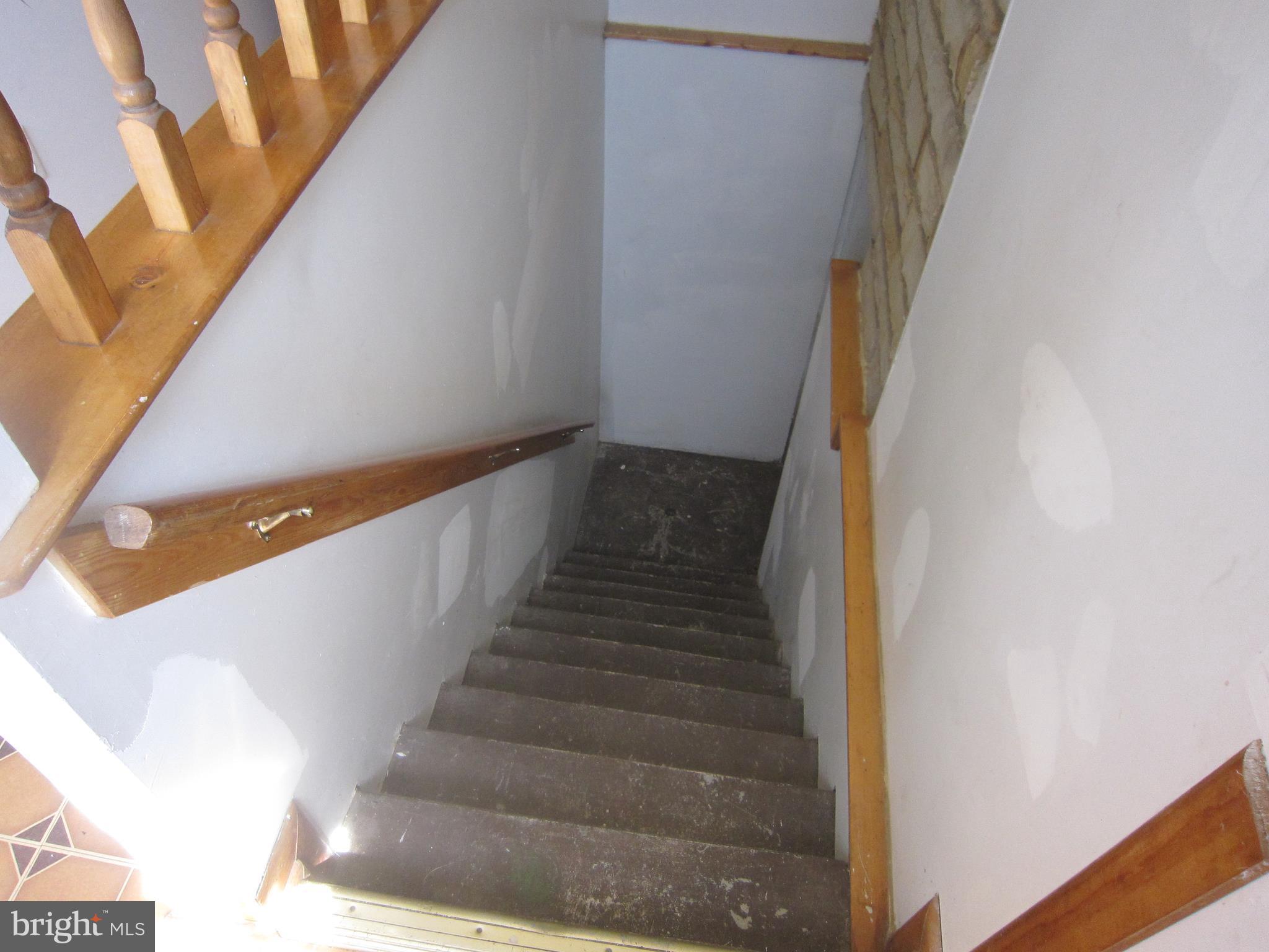2749 Ebbvale Road Manchester, MD 21102 - Photo 23 of 30 Interior Rear Stairway to Unfinished Basement