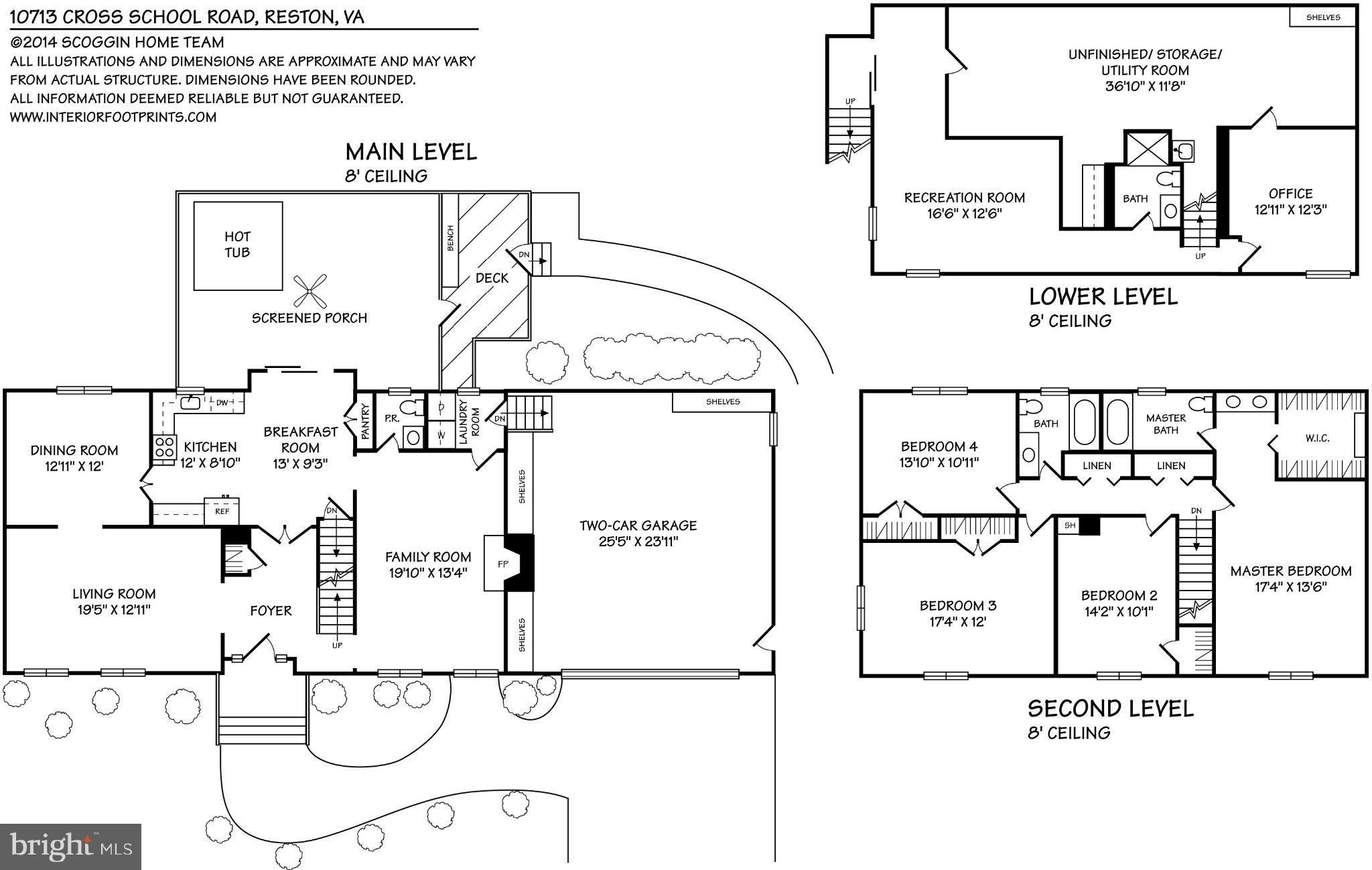 10713 Cross School Road Reston, VA 20191 - Photo 30 of 30 A floor plan of 10713 Cross School Road