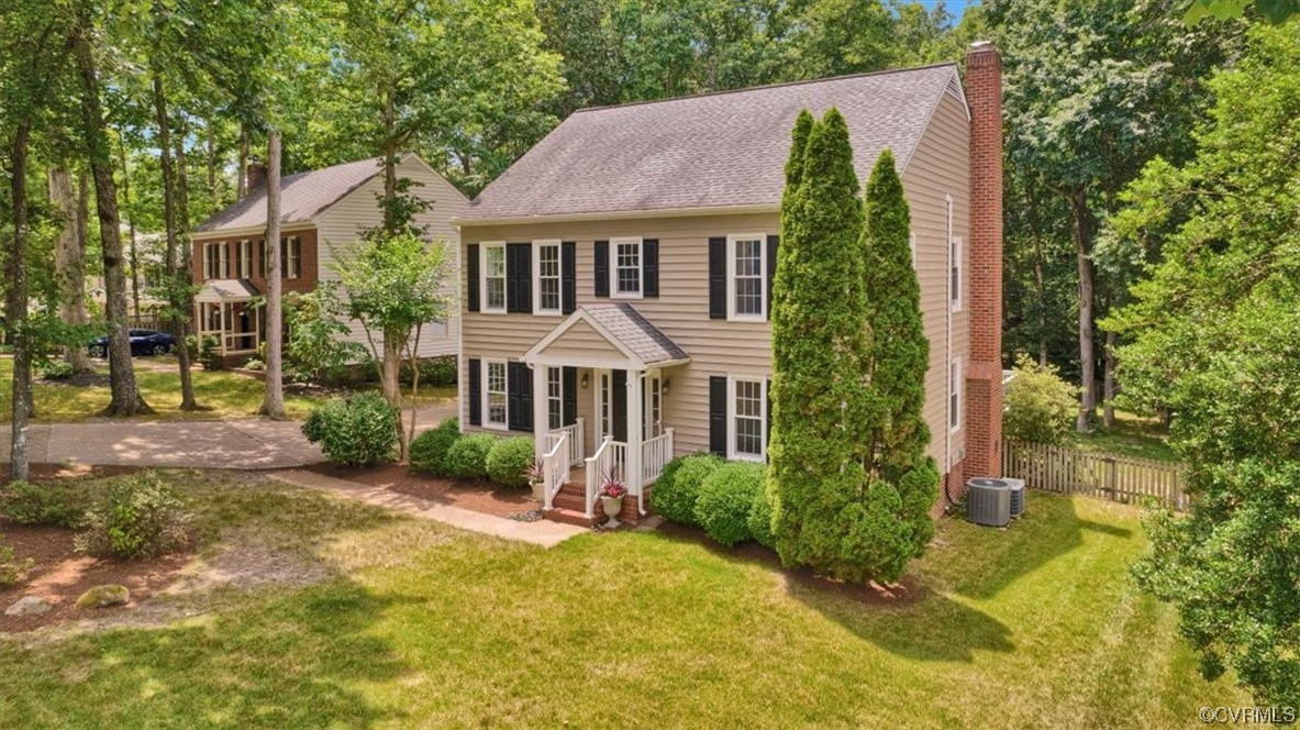 12516 Eagle Ridge Road Henrico, VA 23233 - Photo 48 of 48 Colonial house with a front lawn