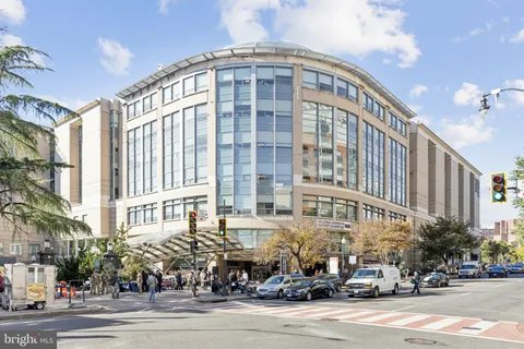 a front view of a building