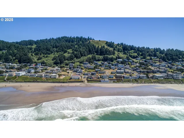 a view of city and ocean