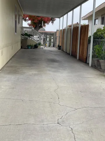 a view of a building with entryway