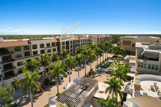 a view of a lake with a city