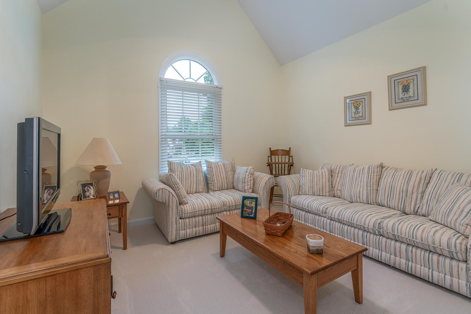 74 Chesney Place Blue Ridge, VA 24064 - Photo 38 of 71 a living room with furniture and a flat screen tv