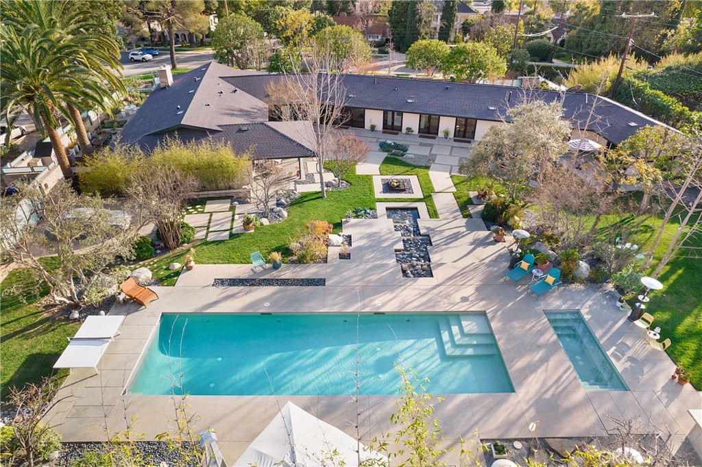 625 West Kenneth Road Glendale, CA 91202 - Photo 1 of 1 an aerial view of a house with a yard garage and lake view