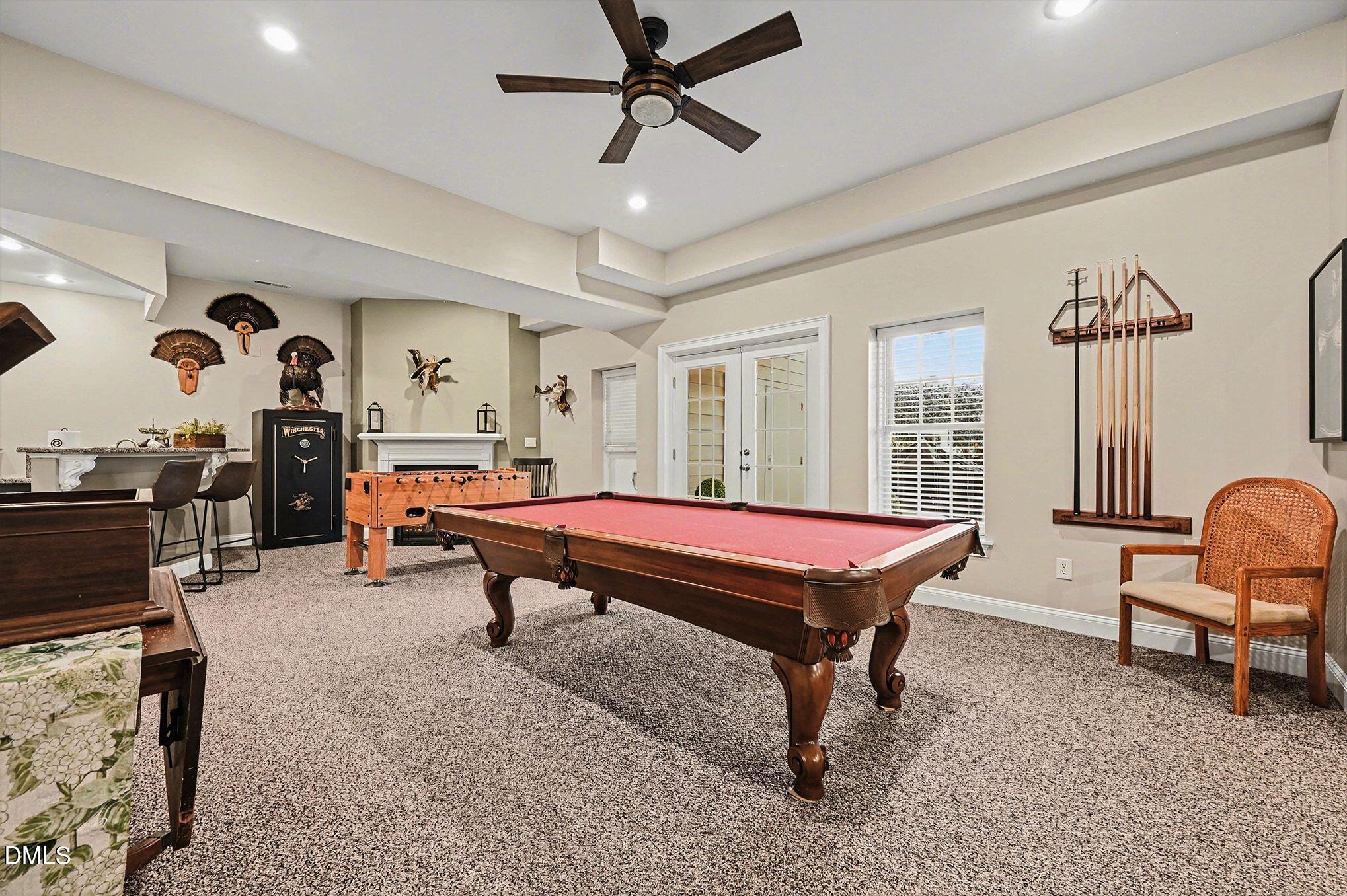 533 Competition Road Raleigh, NC 27603 - Photo 21 of 51 Basement Pool Table