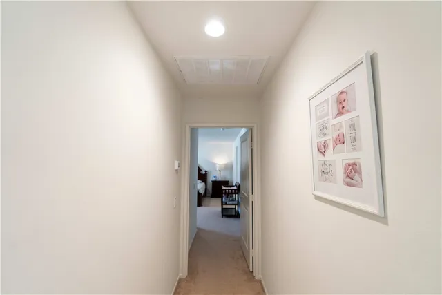 an empty room with closet