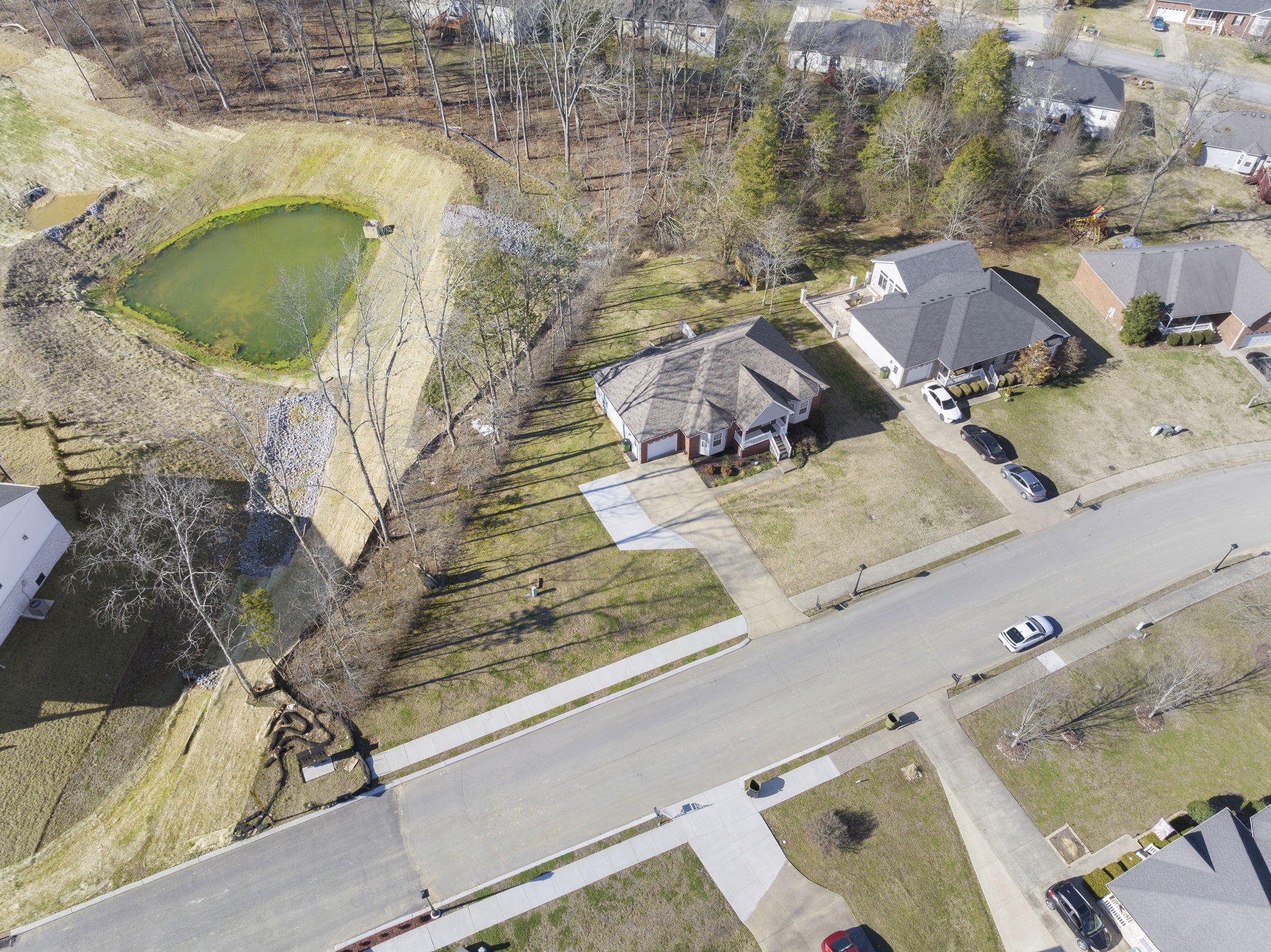 4244 Birmingham Road Lebanon, TN 37090 - Photo 40 of 40 an aerial view of a house with a swimming pool