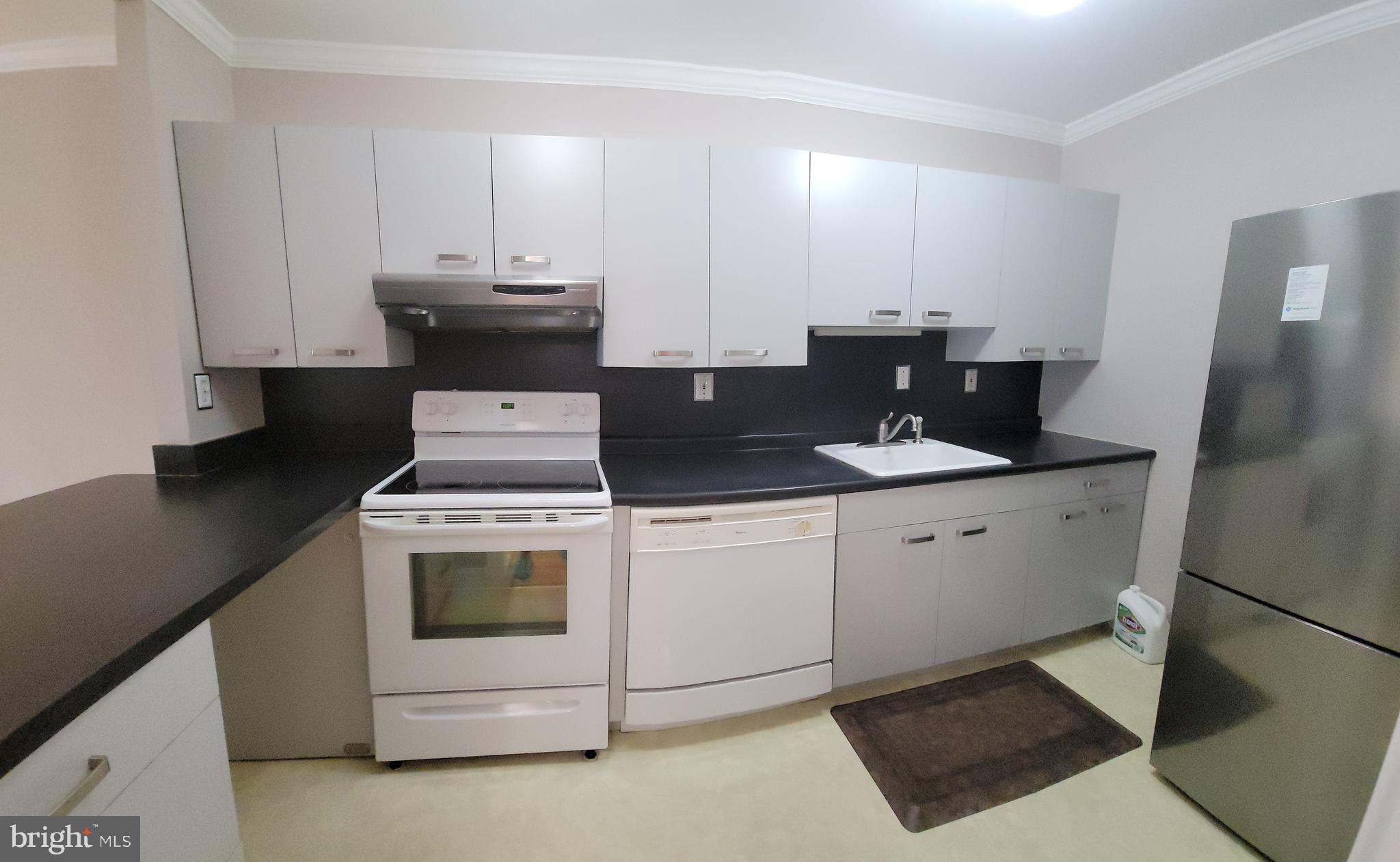 46 Township Line Road, Unit 305 Elkins Park, PA 19027 - Photo 14 of 31 a kitchen with a stove and white cabinets