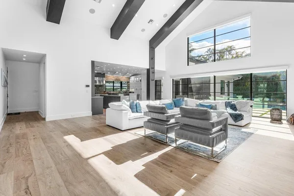 a kitchen with stainless steel appliances granite countertop lots of counter top space and cabinets