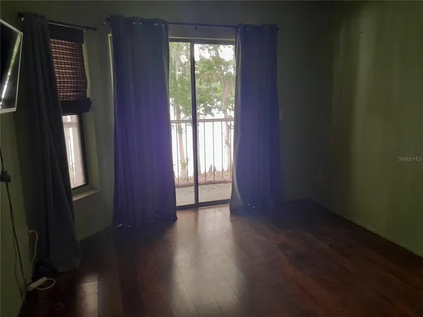 a view of a balcony