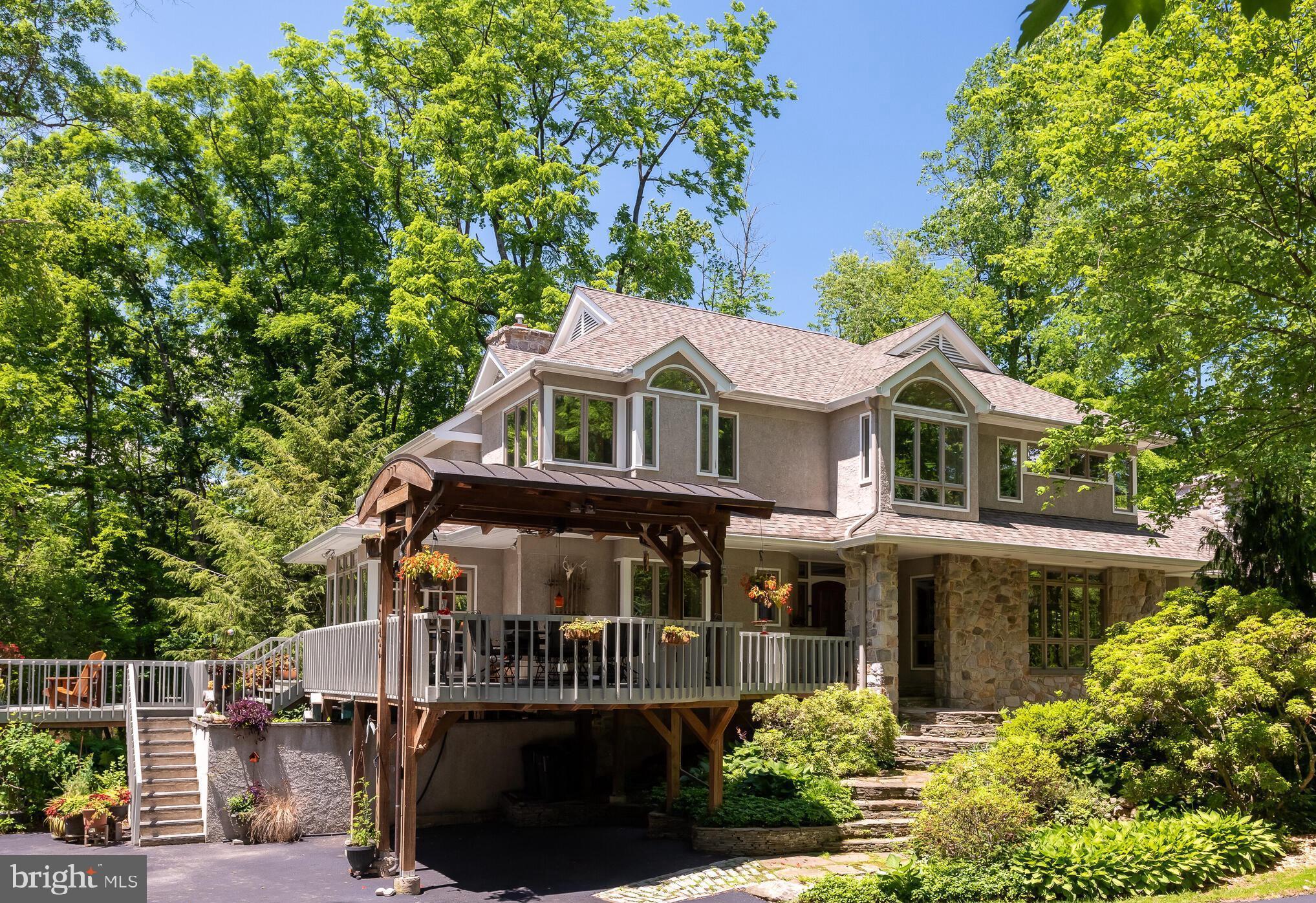 324 Lucas Road Phoenixville, PA 19460 - Photo 8 of 63 Expansive decks & patios view gorgeous grounds!