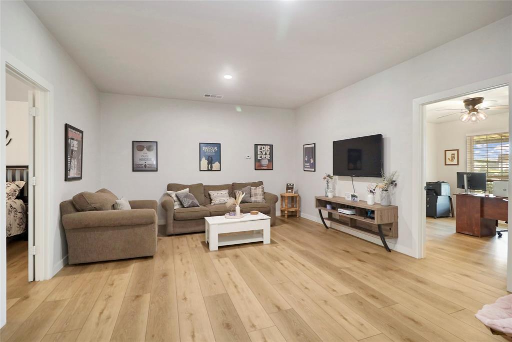 2408 Strader Road DISH, TX 76247 - Photo 21 of 40 a living room with furniture and a flat screen tv