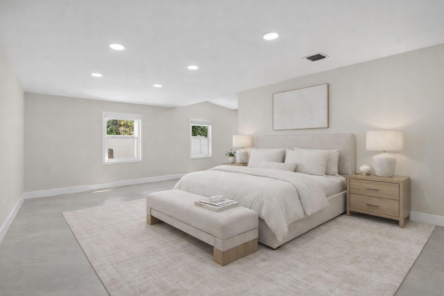 7134 San Sebastian Drive Boca Raton, FL 33433 - Photo 4 of 73 a spacious bedroom with a bed and a couch