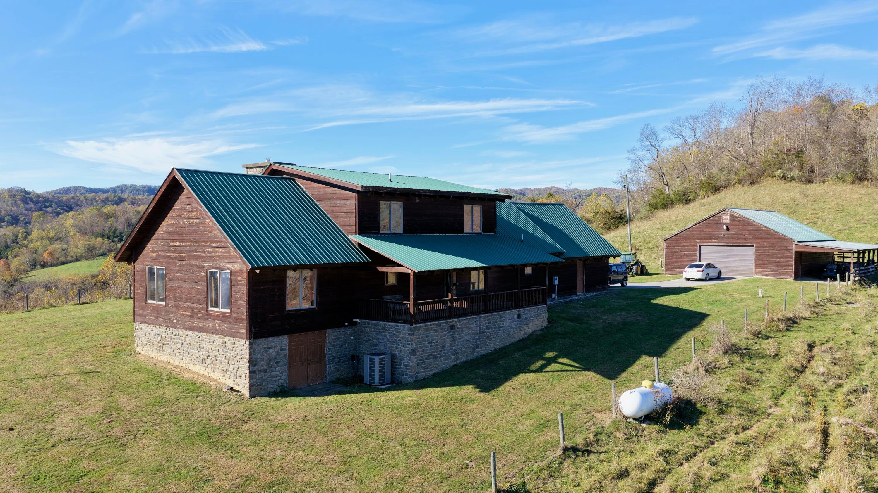 886 Trout Run Road Asbury, WV 24916 - Photo 7 of 99 Rear View