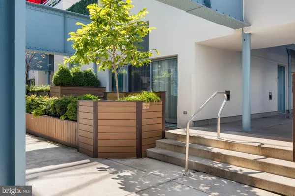 a backyard of a house