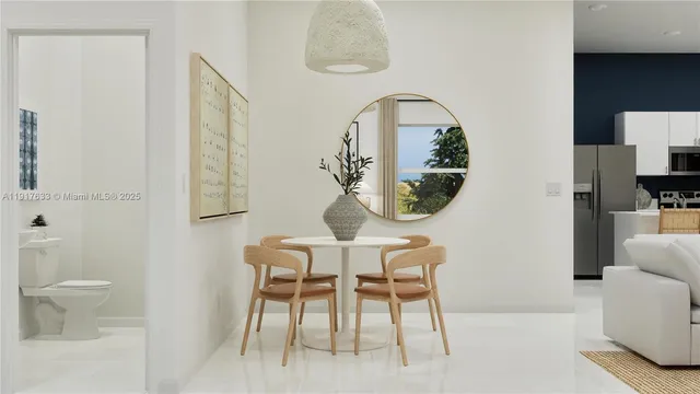 a view of livingroom with furniture