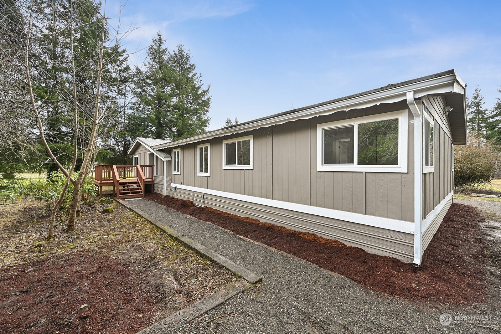 10841 Highway 12 Rochester, WA 98579 - Photo 22 of 23 a front view of a house with a yard