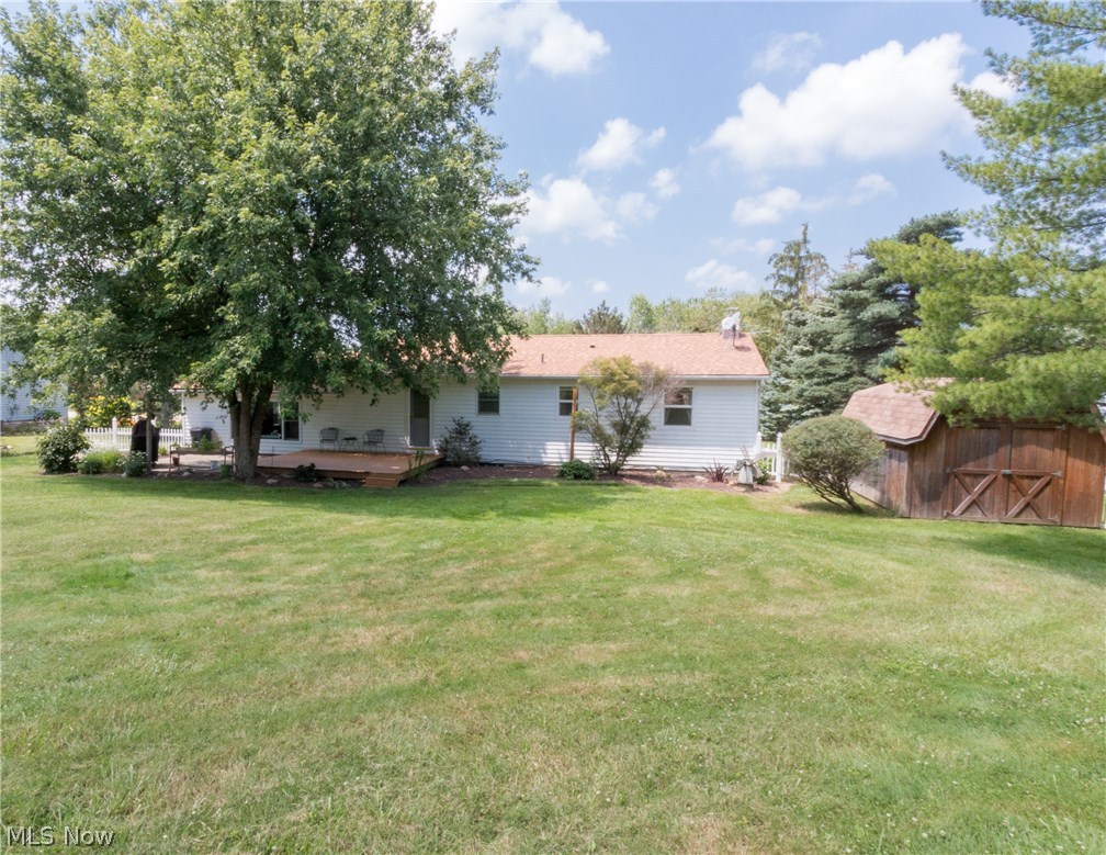 10263 Auburn Road Chardon, OH 44024 - Photo 25 of 32 Rear of home with Shed outbuilding