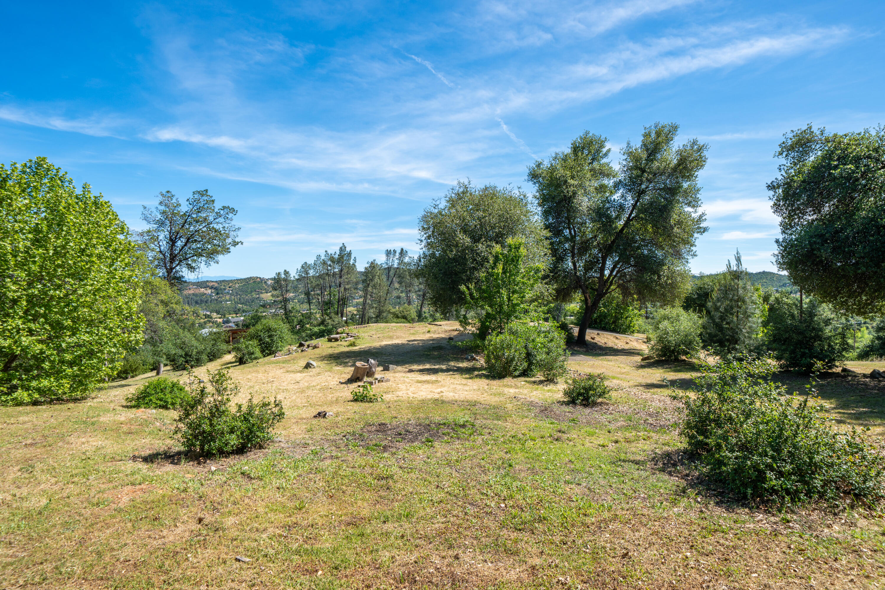 15809 Old Stage Coach Road Redding, CA 96001 - Photo 16 of 33 a view of a yard with an trees