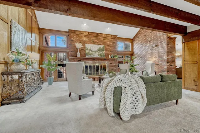 a outdoor living space with patio furniture