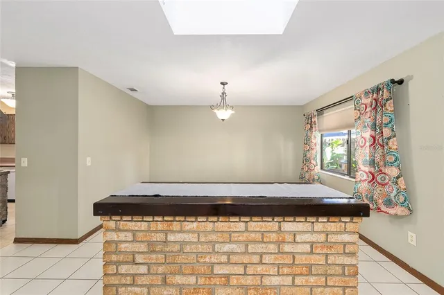 a view of an empty room