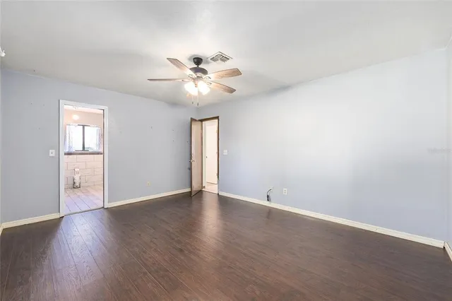 a bathroom with a sink and a large mirror