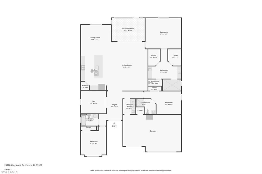 20278 Kingmont Drive Estero, FL 33928 - Photo 38 of 38 Floor plan
