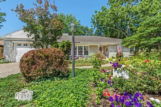 1850 Burton Lane Park Ridge, IL 60068 - Photo 3 of 34 a house view with a garden space