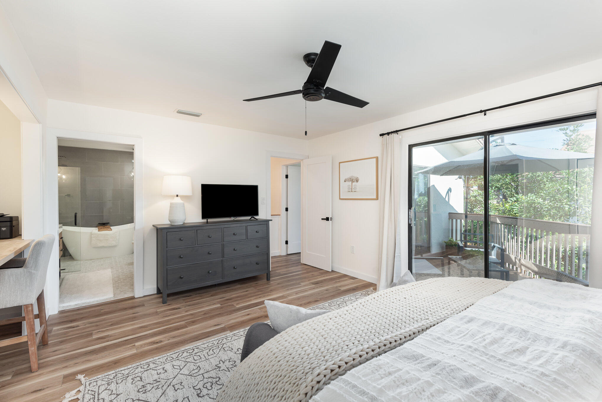 200 South Banana River Boulevard, Unit 804 Cocoa Beach, FL 32931 - Photo 14 of 31 a bedroom with a bed and a large window