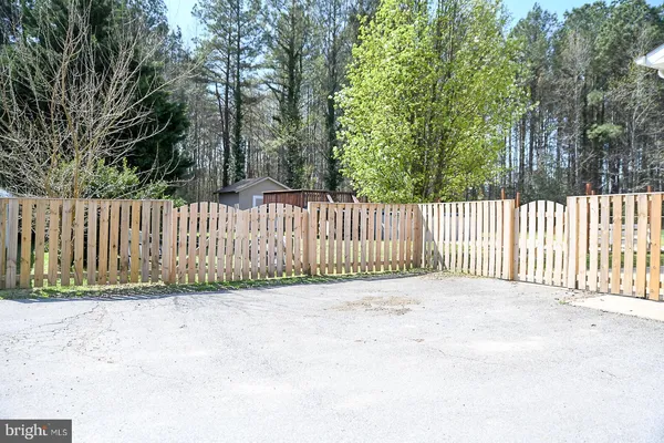 a view of a fence