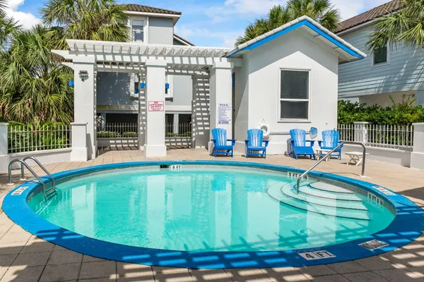 a view of a house with pool
