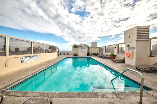 a view of a terrace with sitting area