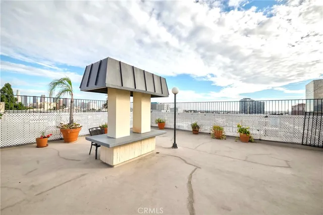 a view of a building with entryway