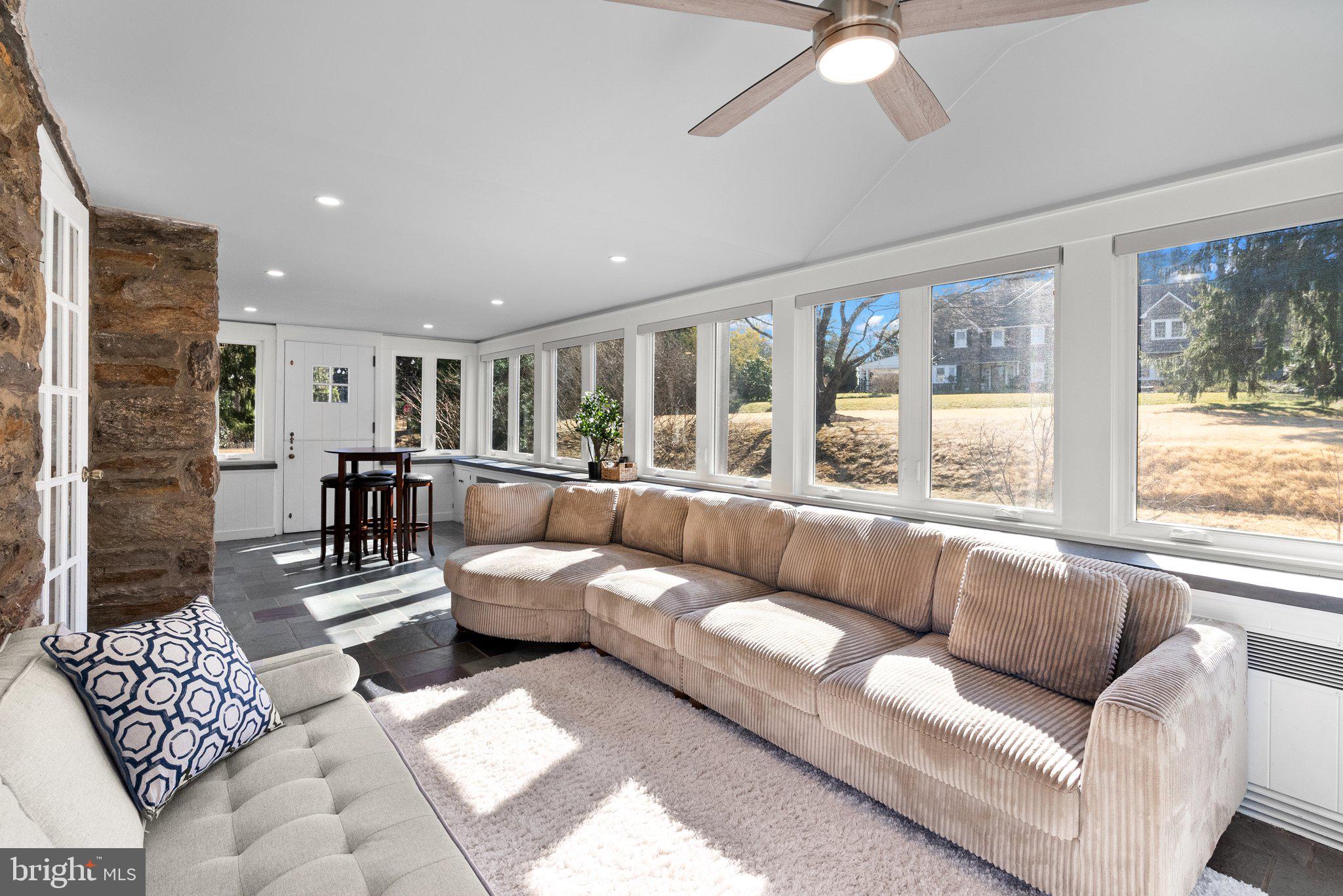 1300 Gilbert Road Jenkintown, PA 19046 - Photo 17 of 71 Sunroom with vaulted ceiling