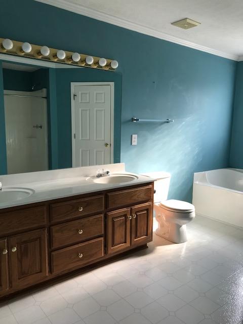 3014 Roellen Road Murfreesboro, TN 37130 - Photo 6 of 9 Master bathroom has double vanity and separate shower and tub! 3014 Roellen Rd, Murfreesboro, TN 37130