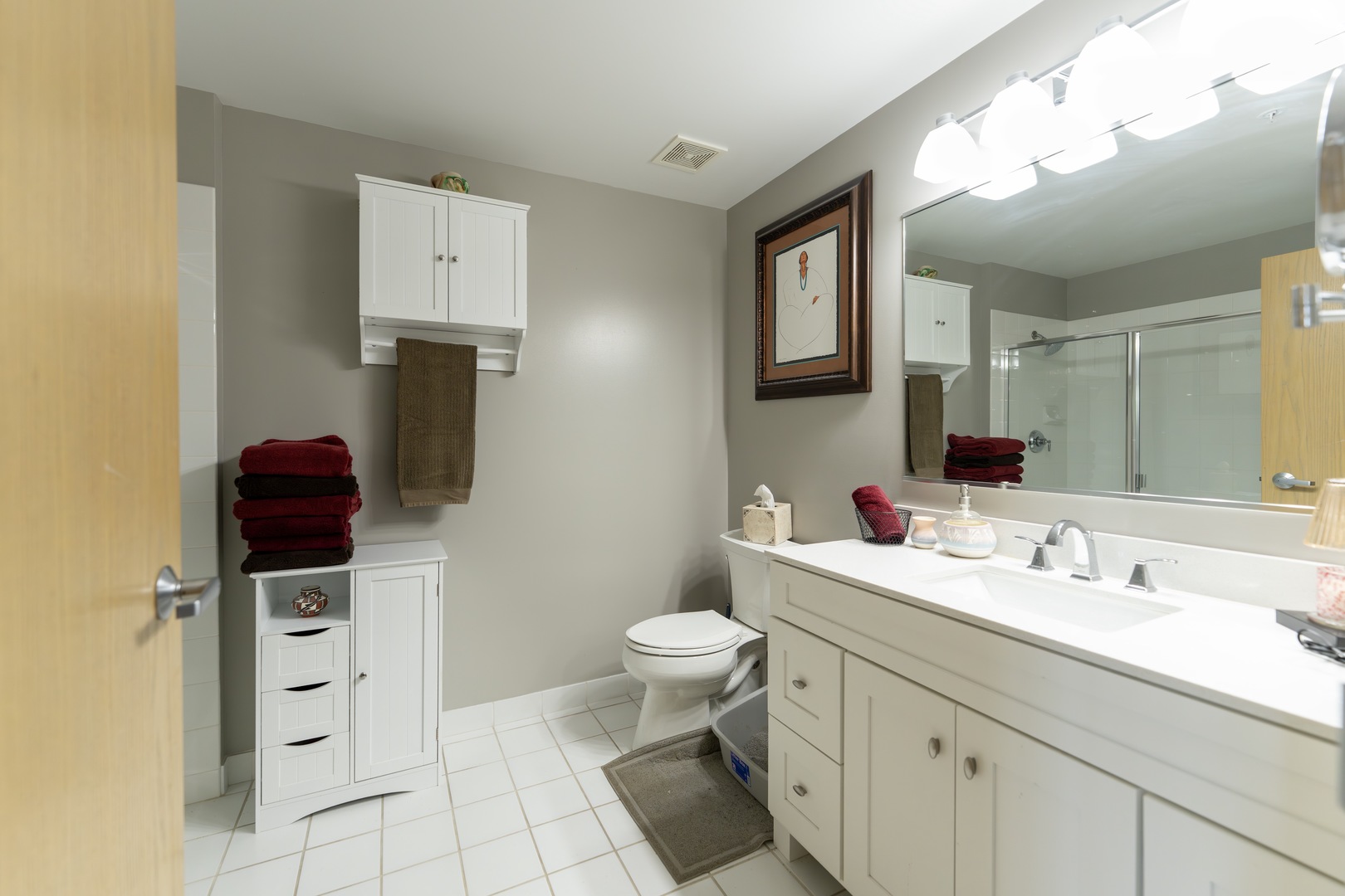 1 South Highland Avenue, Unit 400 Arlington Heights, IL 60005 - Photo 14 of 24 a bathroom with a sink toilet and a mirror