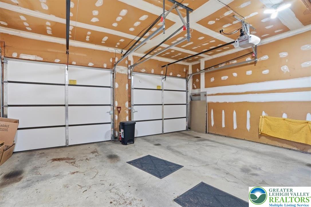 808 Hunter Road Easton, PA 18040 - Photo 32 of 41 A spacious 2 car garage with concrete flooring, garage door openers