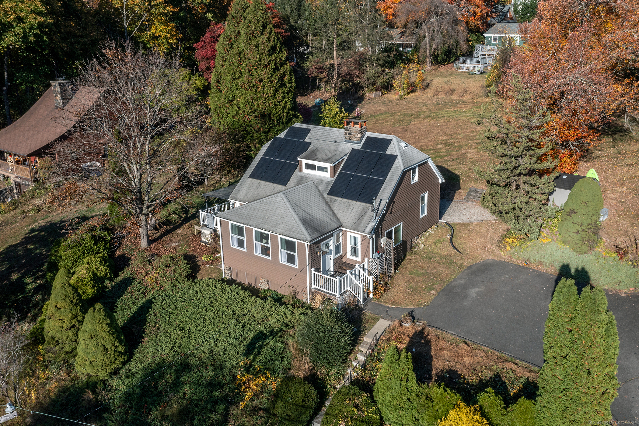 5 Windmill Road New Fairfield, CT 06812 - Photo 2 of 37 an aerial view of house with yard