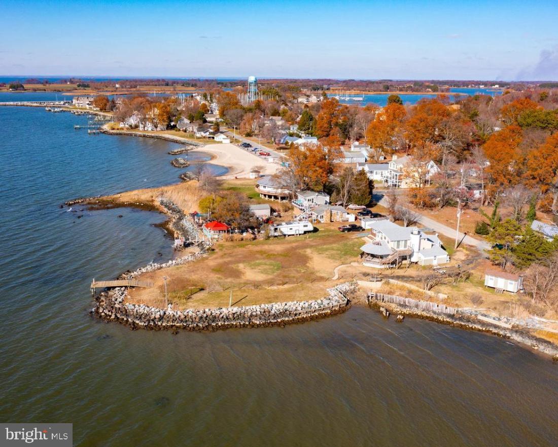 5738 Beach Road Rock Hall, MD 21661 - Photo 3 of 3 aerial of previous home on lot