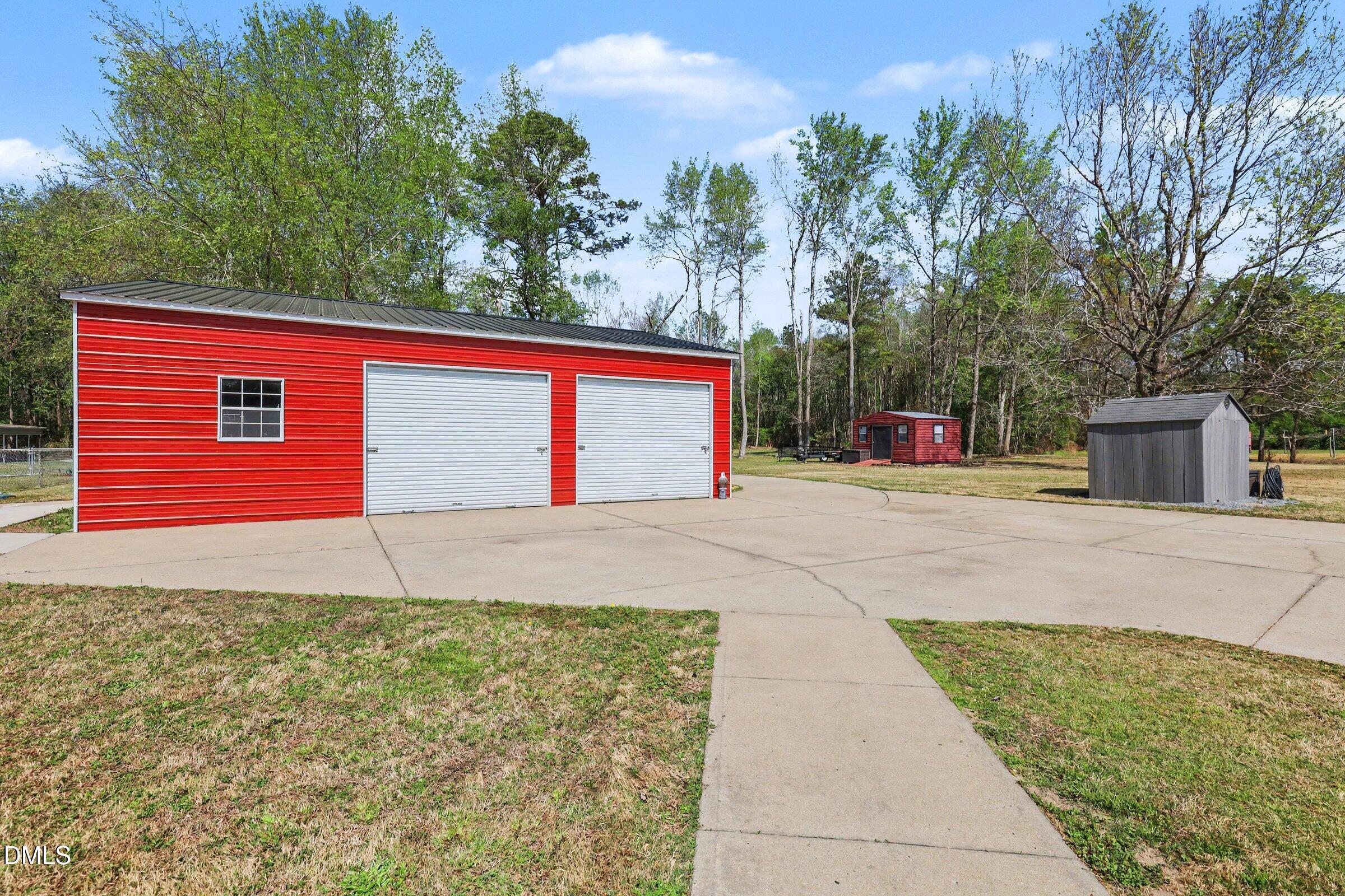 430 Fred Hall Road Stedman, NC 28391 - Photo 49 of 63 a view of the back yard of the house